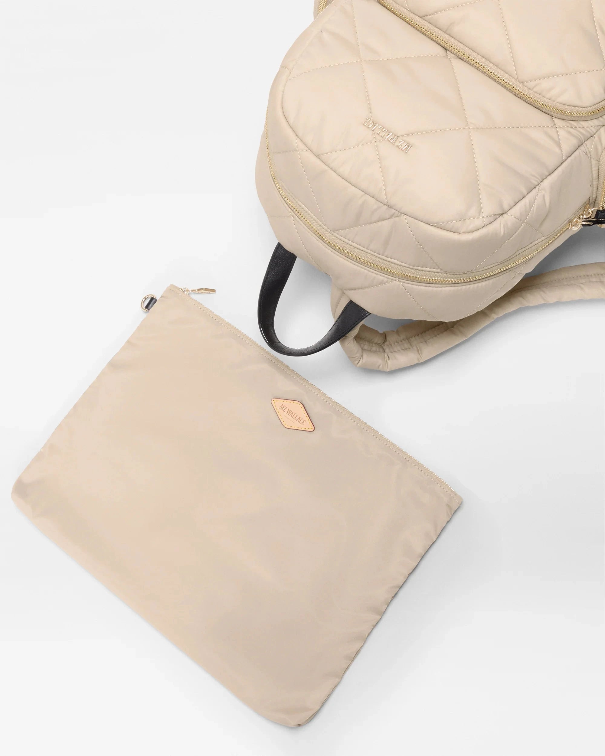 Madison Backpack Buff/Black Backpack MZ Wallace 