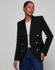 Kyomi Double-Breasted Blazer Black Jackets - Blazers L'Agence 