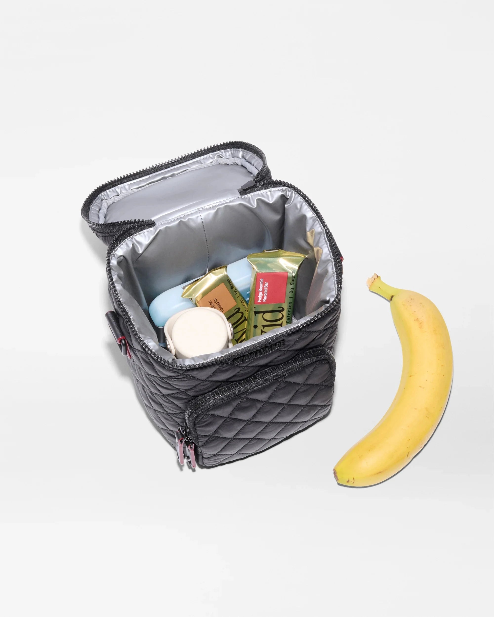 Metro Bottle Cooler Black Tote & Satchel MZ Wallace 