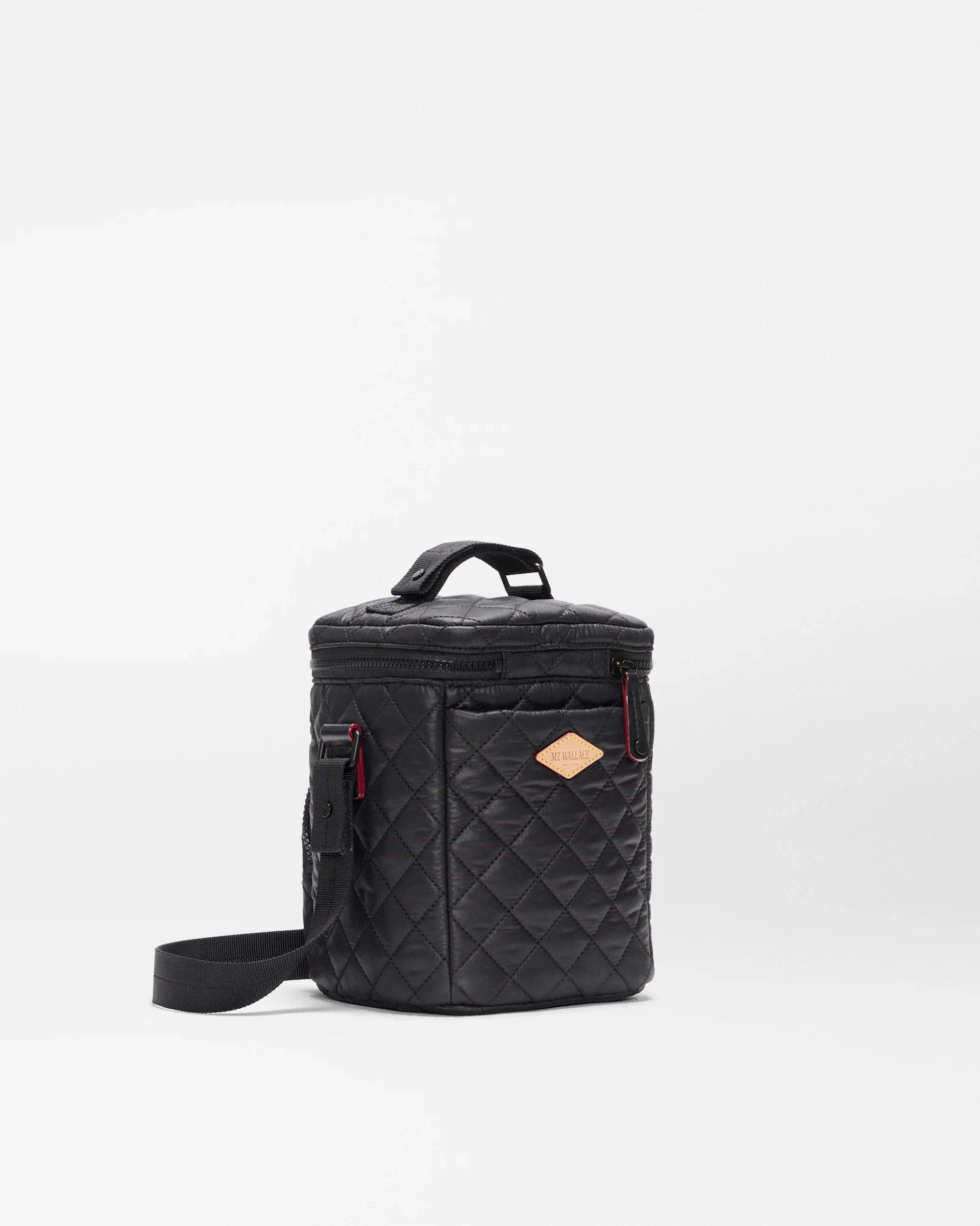 Metro Bottle Cooler Black Tote & Satchel MZ Wallace 