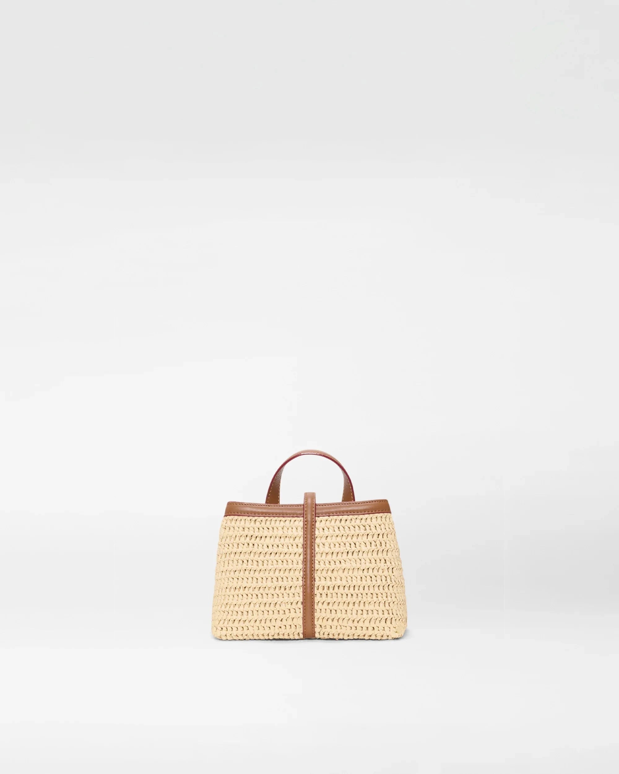 Mini Crochet Astor Top Handle Camel Crochet Crossbody MZ Wallace 