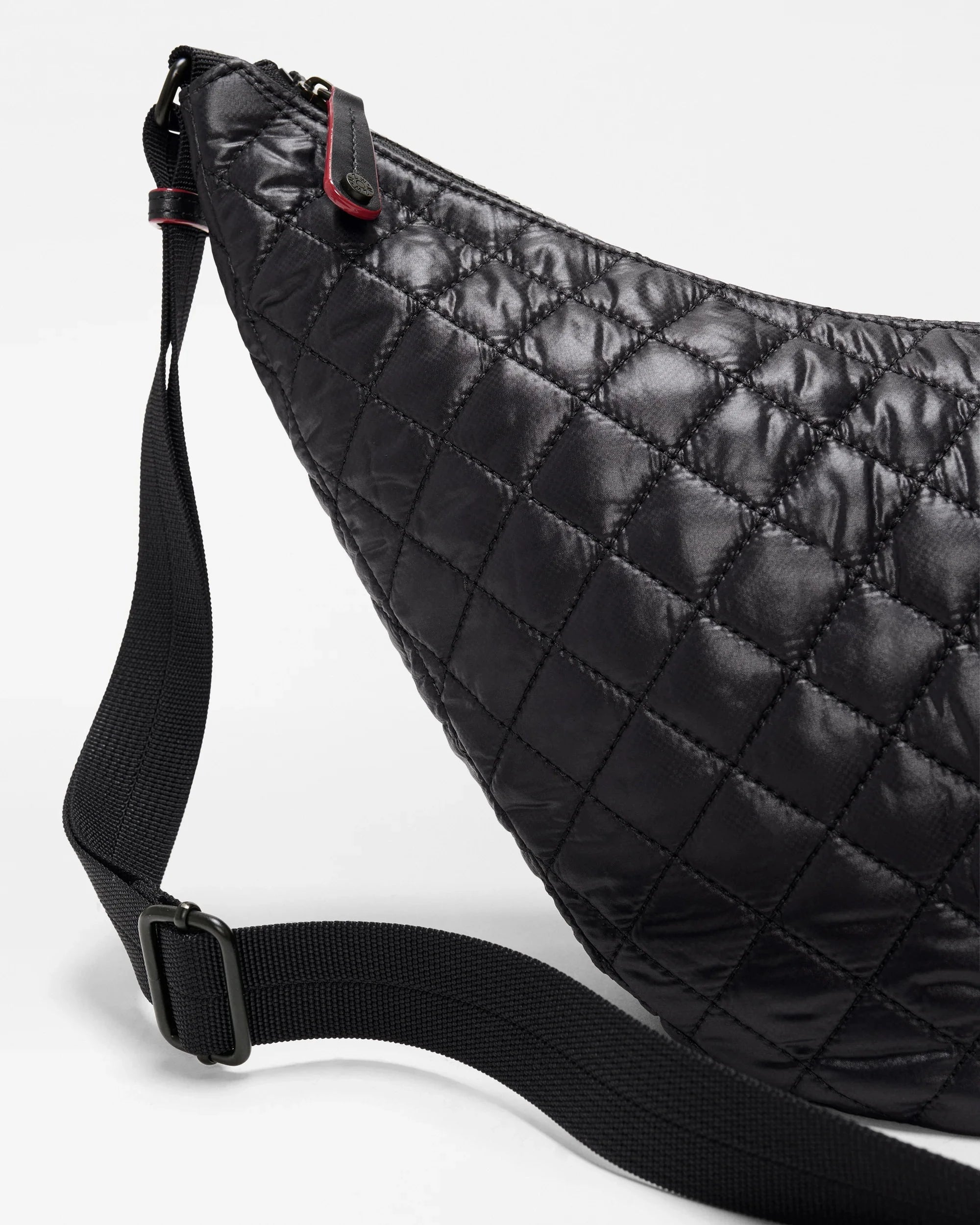 Metro Smile Bag Black Hobo & Shoulder MZ Wallace 