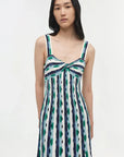 Christina Knit Midi Dress Kelly Green Multi Dresses - Midi Simkhai 