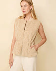 The Miriam Vest Camel