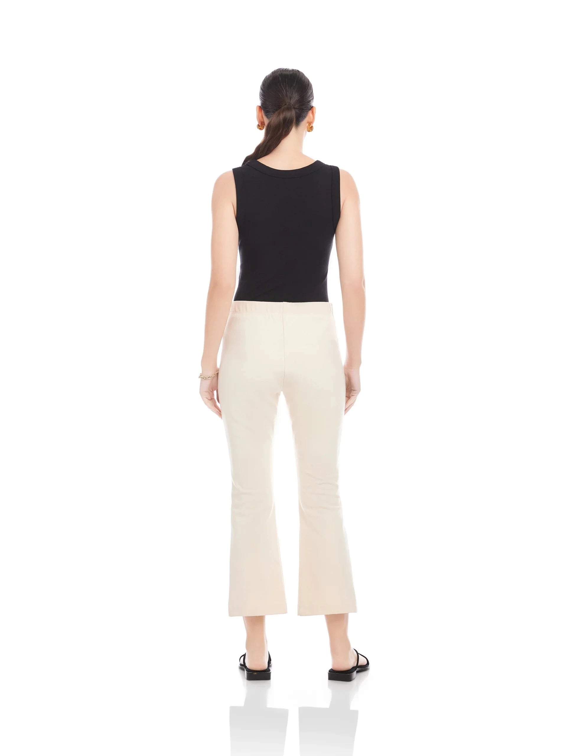 Sigourney Pintuck Pants Cream Pants - Trousers Fifteen Twenty 