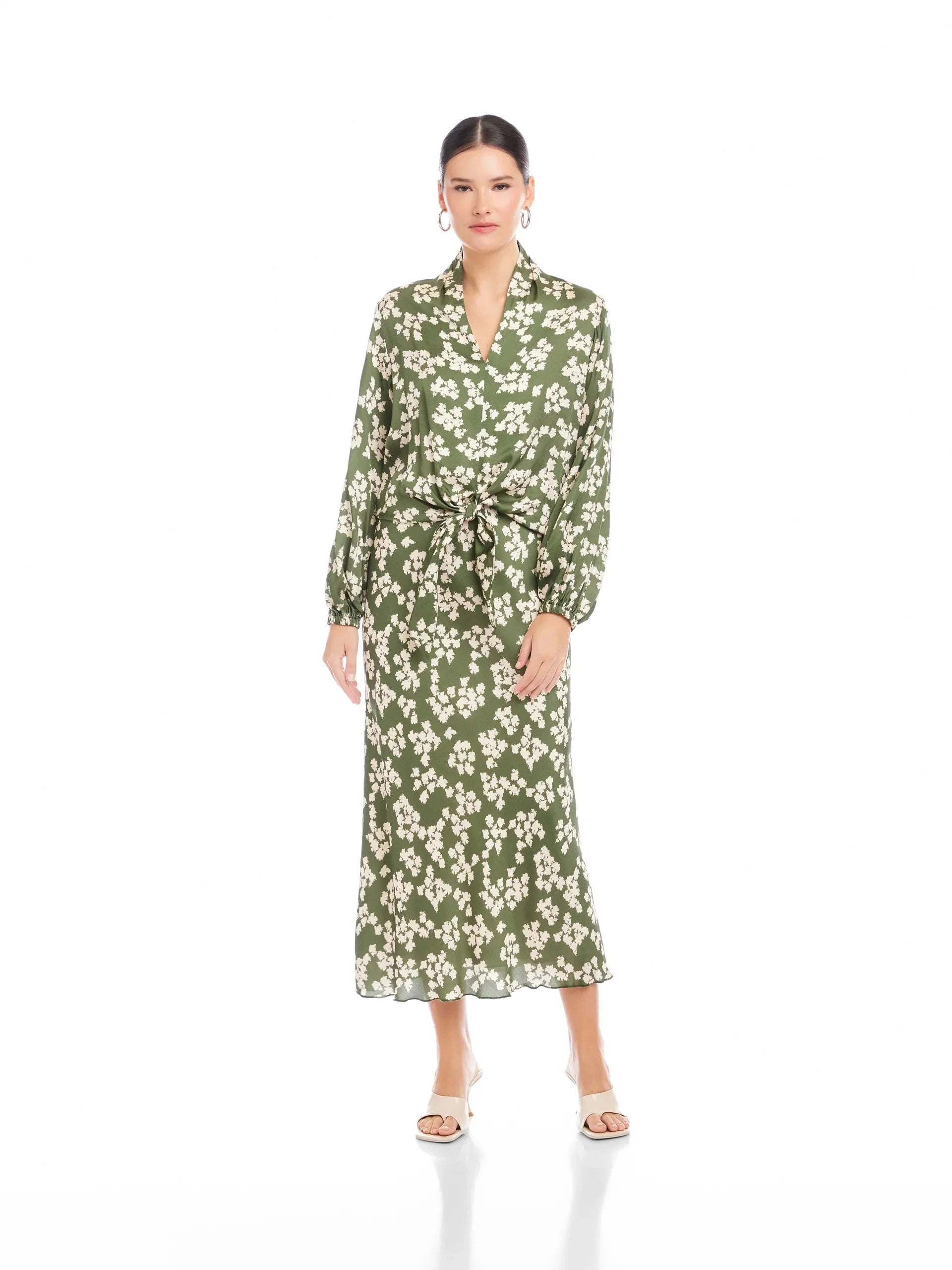 Scarlet Tie Front Top Tops - Blouses Fifteen Twenty 