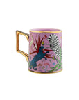 Jungle Ceramic Tazza Pink Home Decor - Tabletop Ortigia 