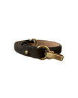 7/8" Nubuck Calf Belt with Buckle Chocolate Belts W.Kleinberg 