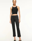 Hunter Pant Black Pants - Trousers Staud 