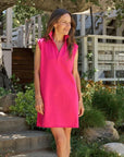 Mini Lily Polo Dress Zinnia Dresses - Short Frank & Eileen 