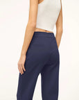 Knack Pant Navy Pants - Trousers Staud 