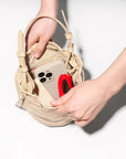 Waverly Espadrille Bucket Bag Buff Crossbody MZ Wallace 