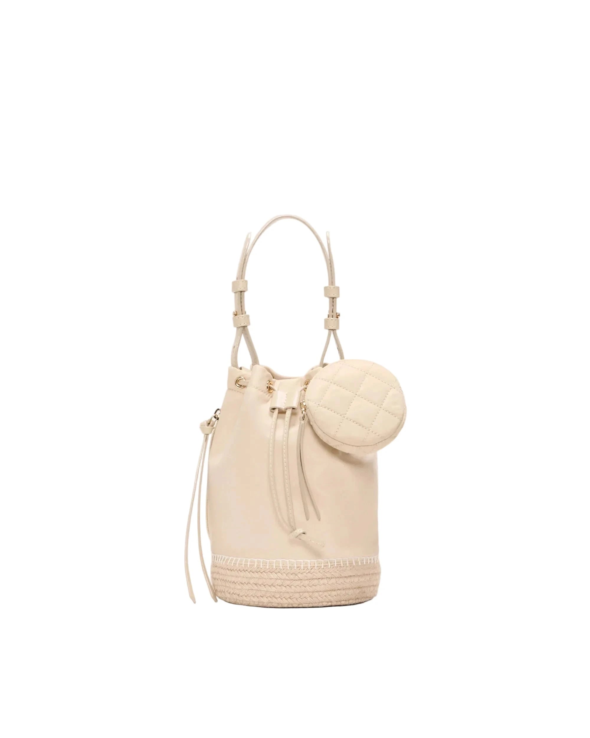 Waverly Espadrille Bucket Bag Buff Crossbody MZ Wallace 