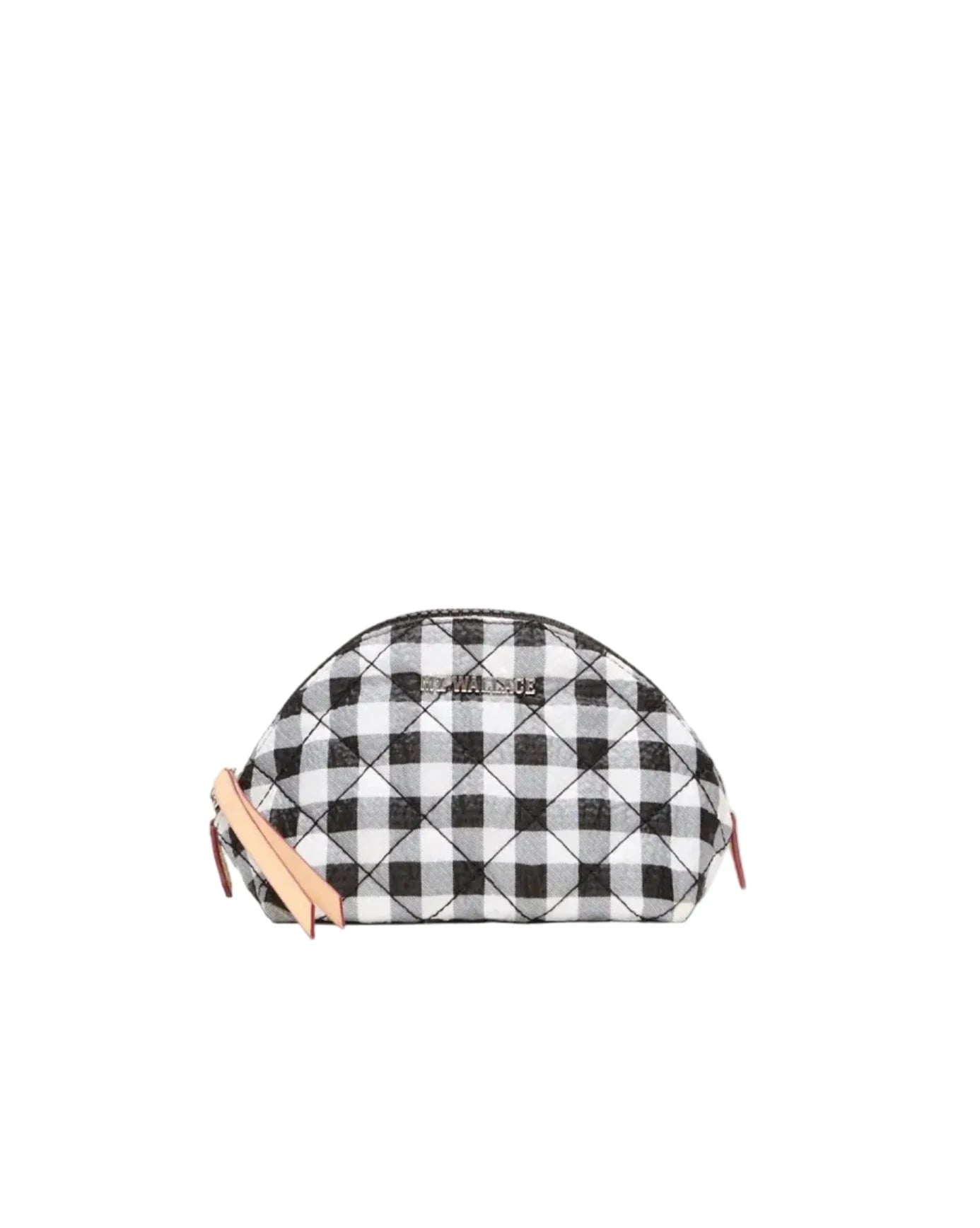 Momo Pouch Gingham Black/White Cosmetic MZ Wallace 