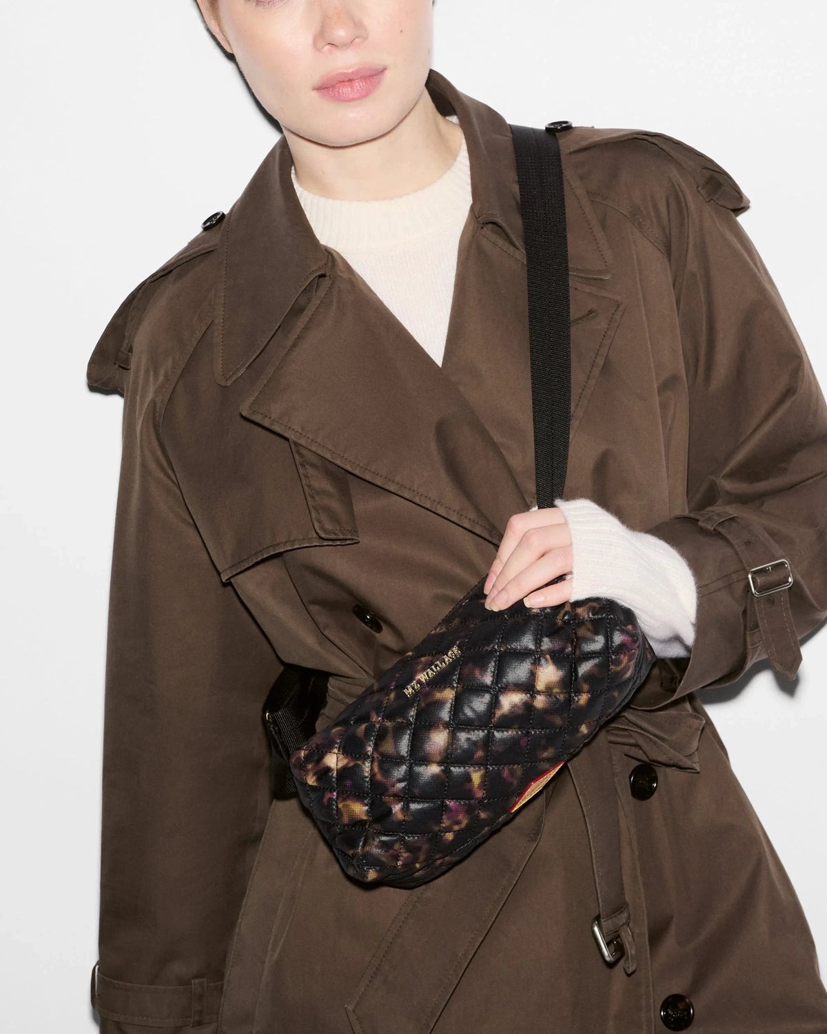 Metro East West Crossbody Tortoise Shell Crossbody MZ Wallace 