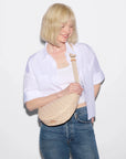 Small Metro Smile Bag Buff Hobo & Shoulder MZ Wallace 