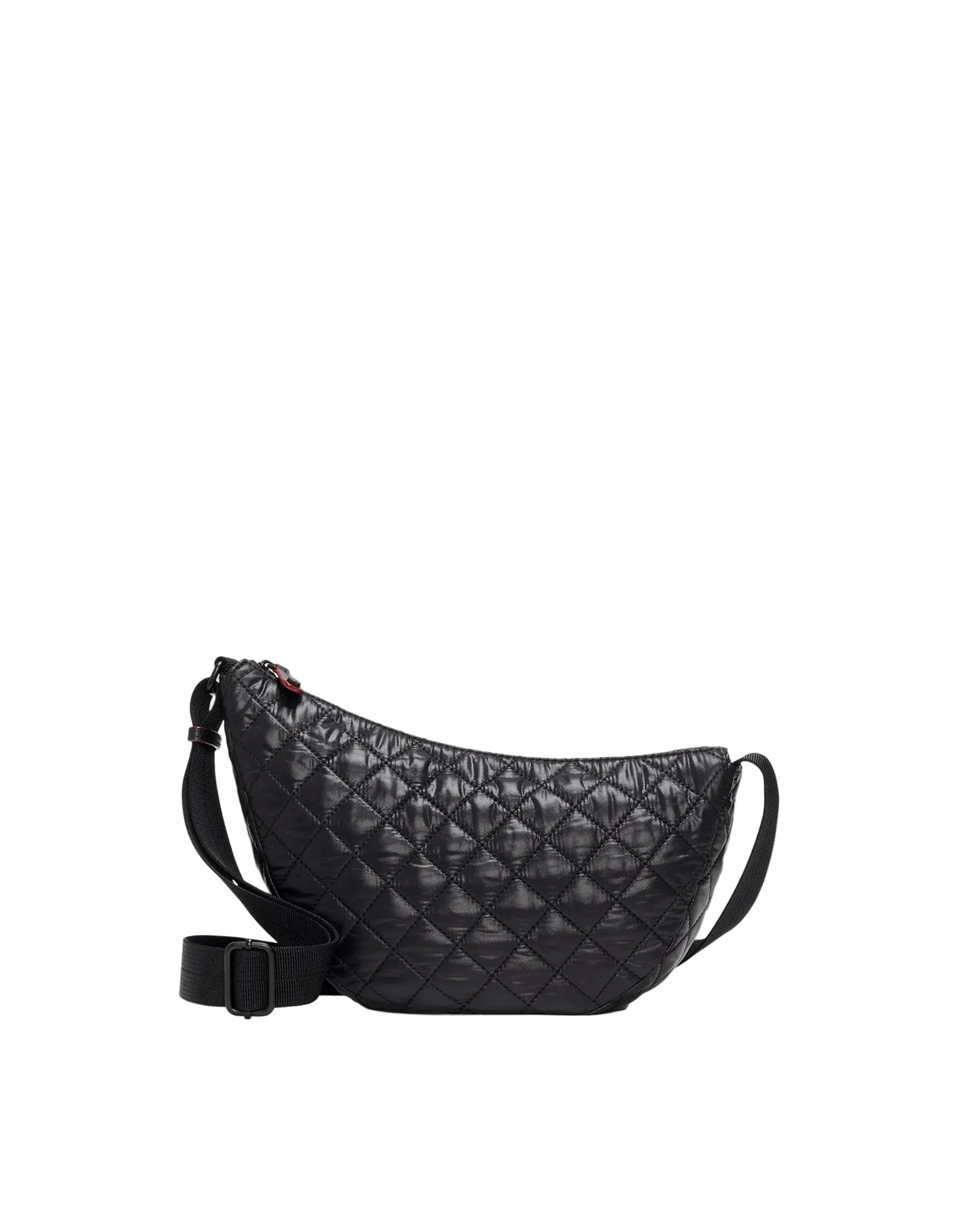 Small Metro Smile Bag Black Hobo & Shoulder MZ Wallace 