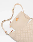 Small Metro Smile Bag Buff Hobo & Shoulder MZ Wallace 