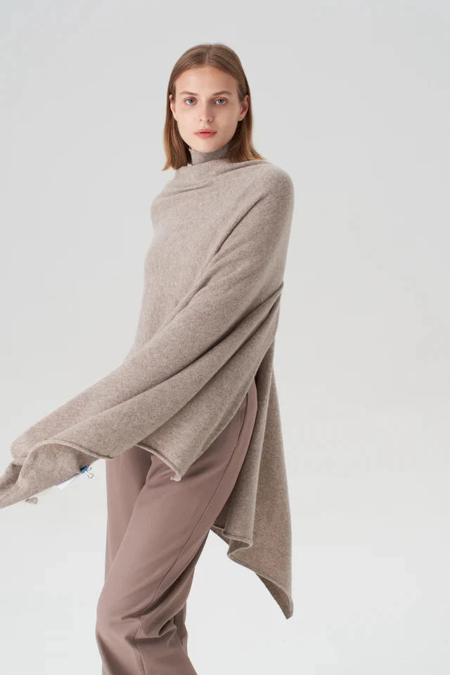 Pure Cashmere Travel Wrap Oatmeal Scarves Pissenlit 