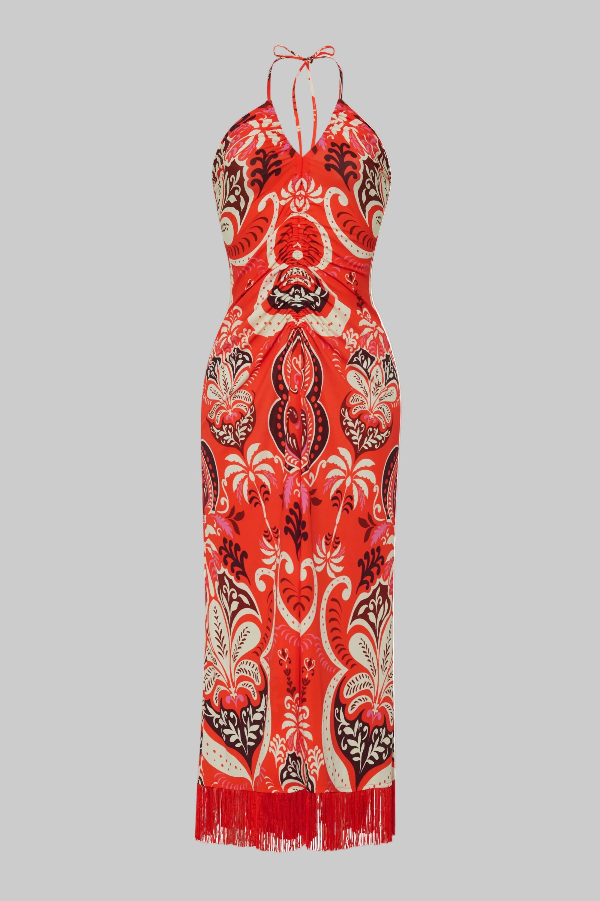 Shelter Island Dress Palm Pavillion Coral Dresses - Midi Cara Cara 