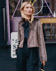 Bancroff Sequin Jacket Copper/Black