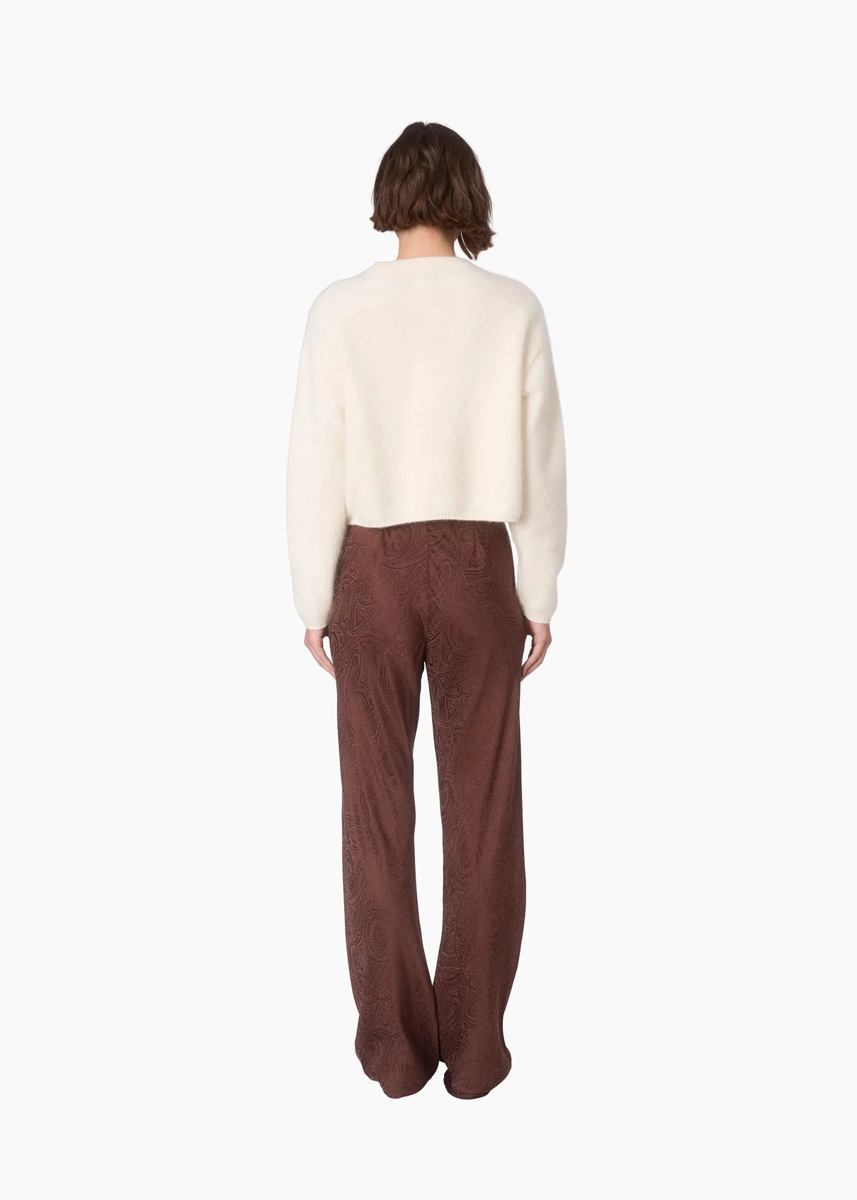 Niall Cashmere Sweater Macadamia Sweater - Crewneck Cami NYC 