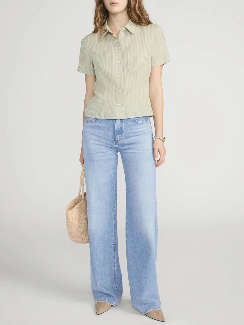 The Off Duty Stroll Frey Denim - Flare & Wide Leg Frame 