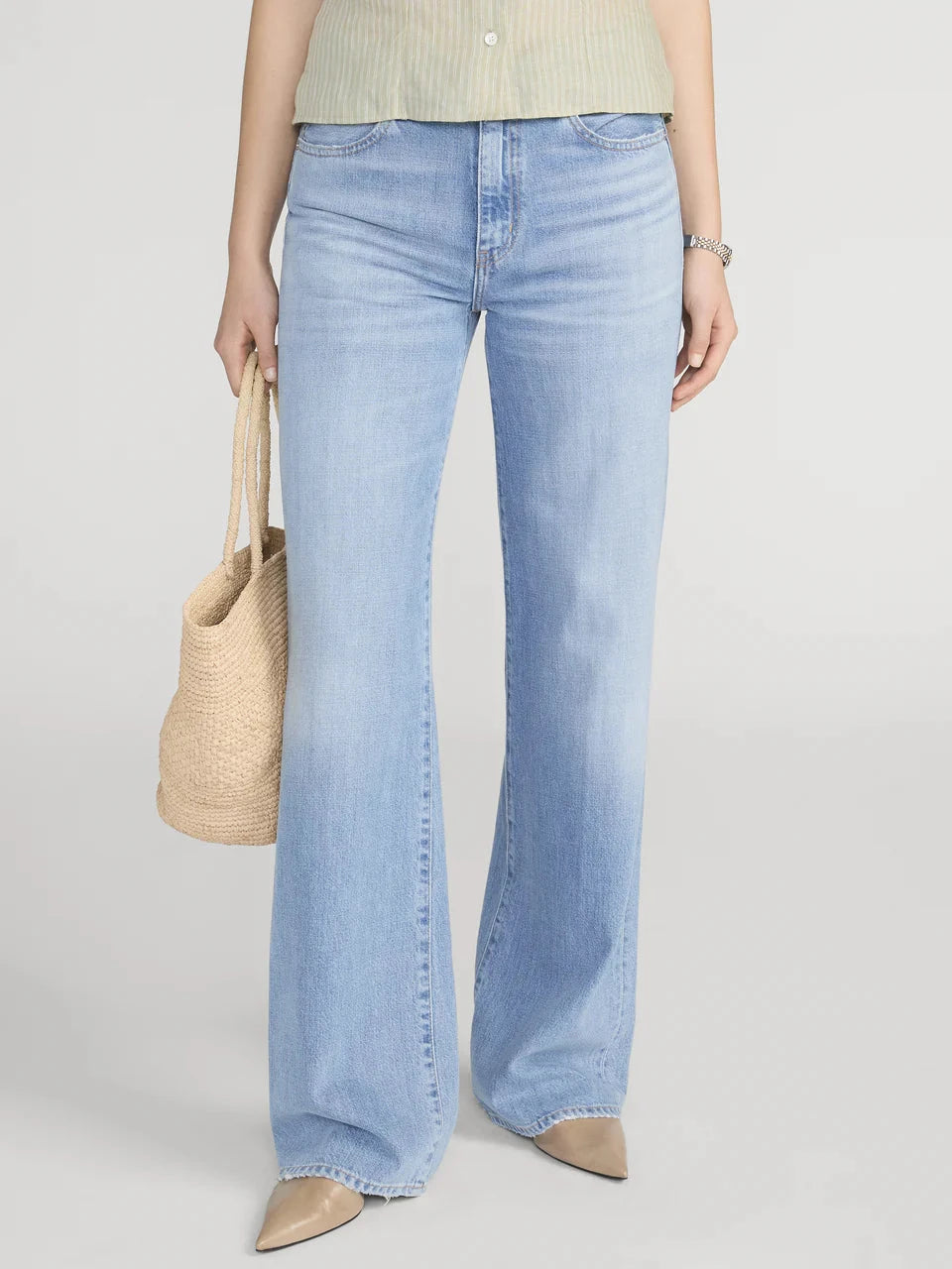 The Off Duty Stroll Frey Denim - Flare & Wide Leg Frame 