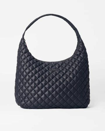 Metro Shoulder Bag Large Black Handbags - Hobo & Shoulder MZ Wallace 
