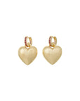 The Textured Heart Earrings Earrings Roxanne Assoulin 