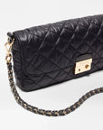 Crosby Lock Baguette Black Crossbody MZ Wallace 