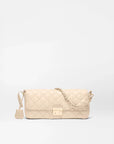 Crosby Lock Baguette Sand Crossbody MZ Wallace 