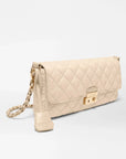 Crosby Lock Baguette Sand Crossbody MZ Wallace 