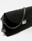 Crosby Lock Shoulder Velvet Black