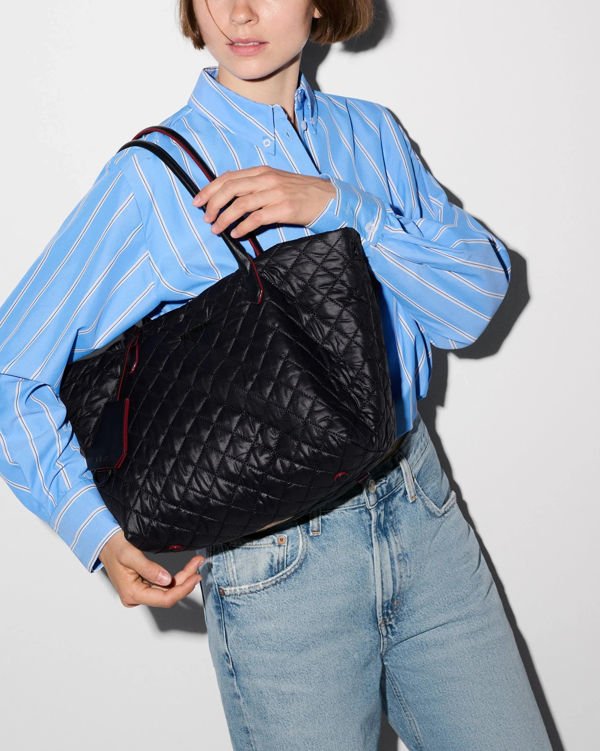 Small Daily Tote Black Tote &amp; Satchel MZ Wallace 