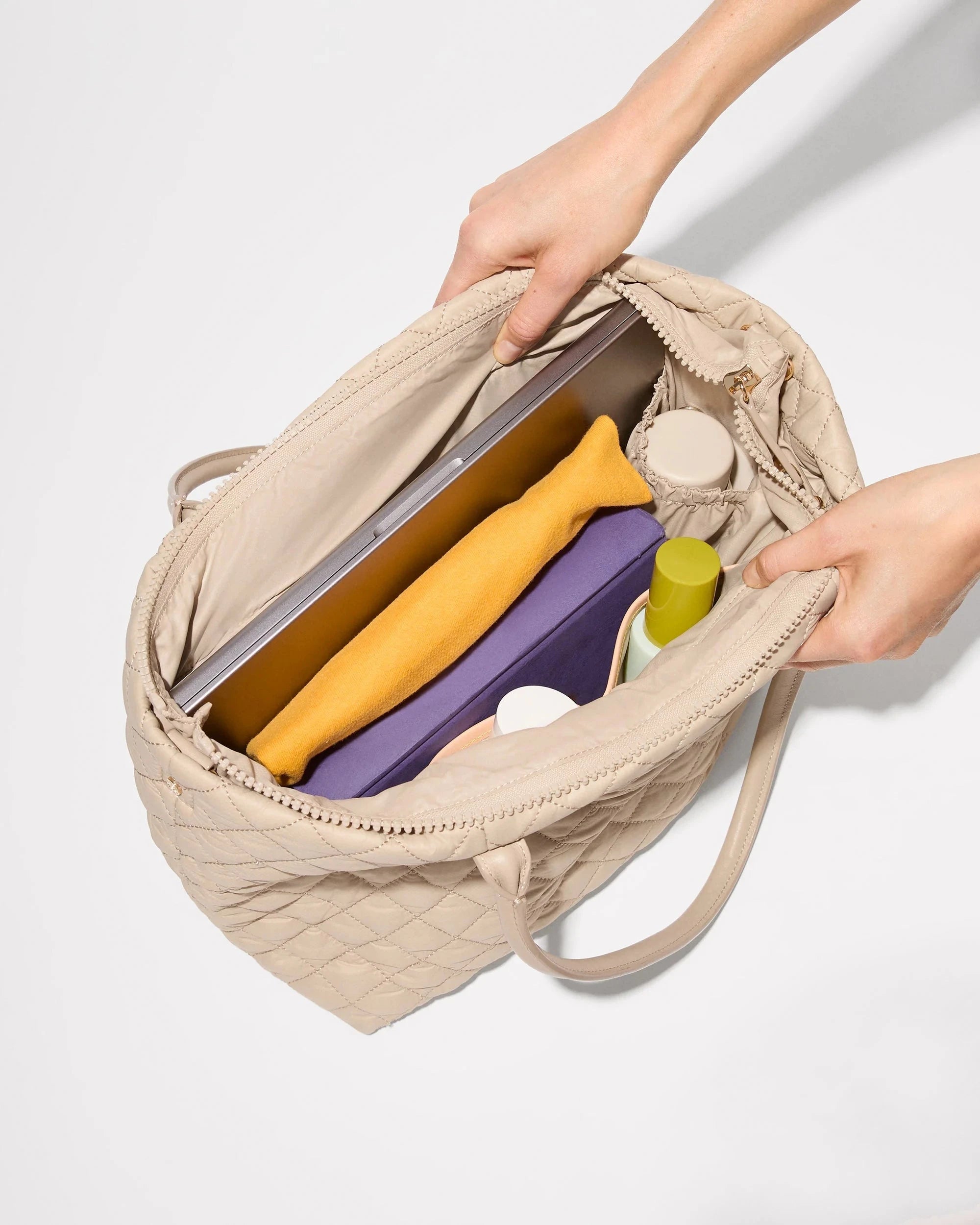 Small Daily Tote Sand Tote & Satchel MZ Wallace 