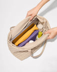 Small Daily Tote Sand Tote & Satchel MZ Wallace 