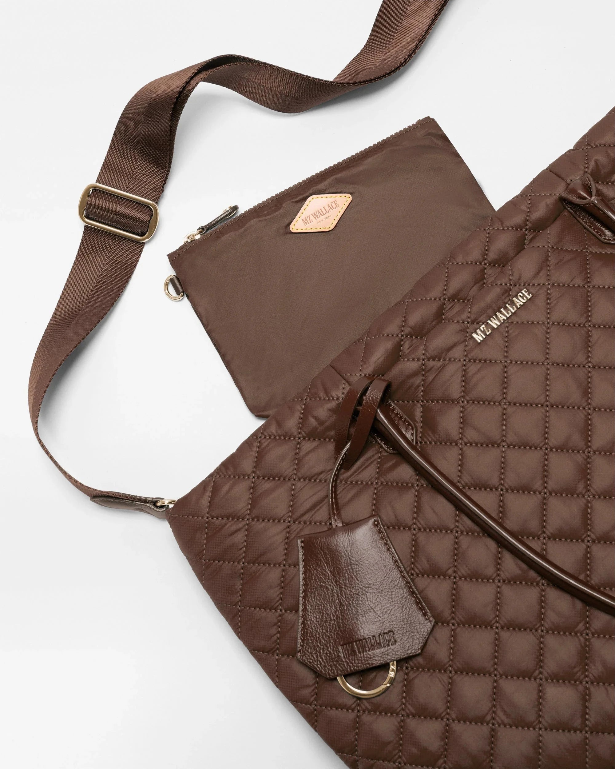 Medium Daily Tote Walnut Tote & Satchel MZ Wallace 