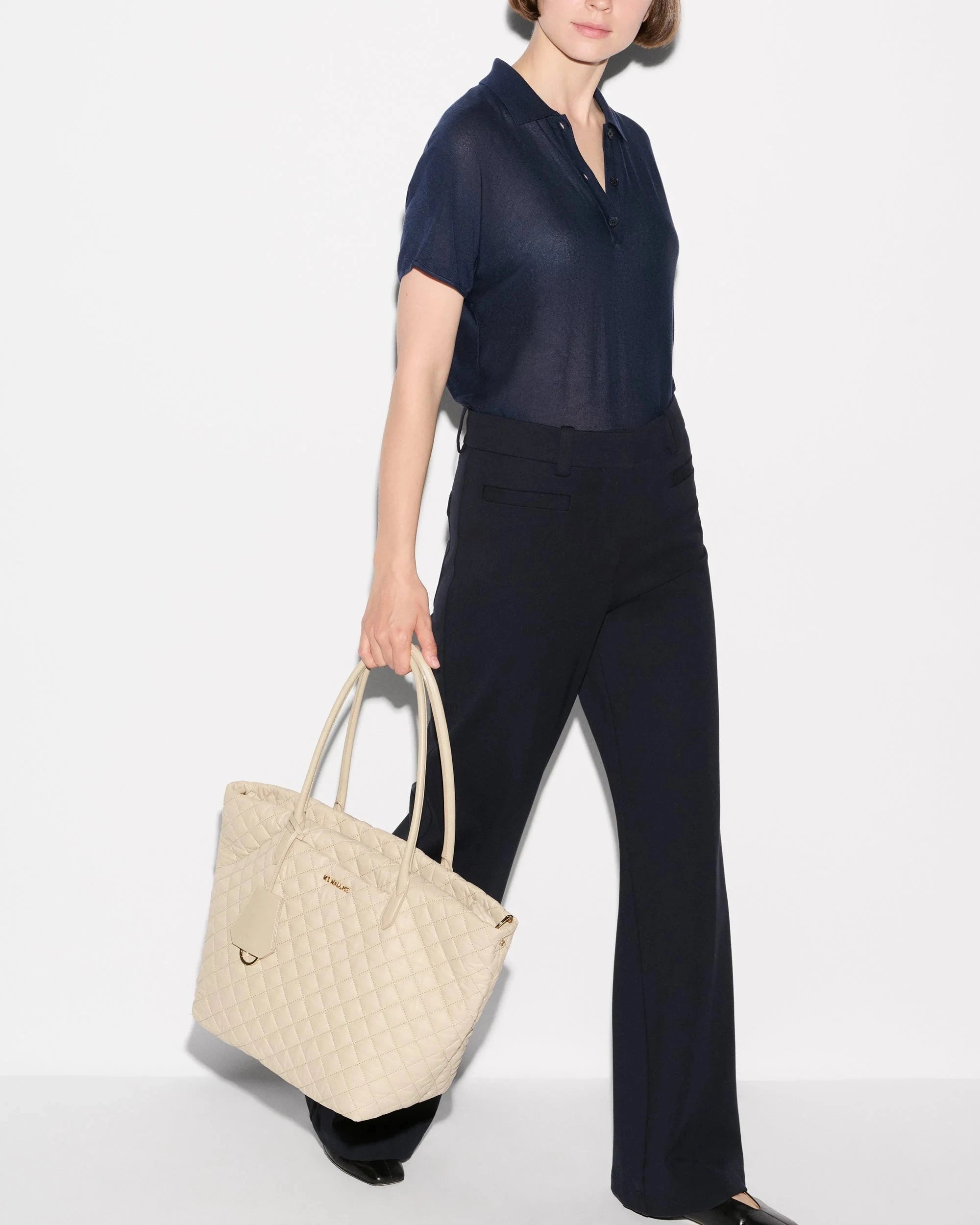 Medium Daily Tote Sand Tote & Satchel MZ Wallace 