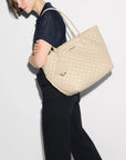 Medium Daily Tote Sand Tote & Satchel MZ Wallace 