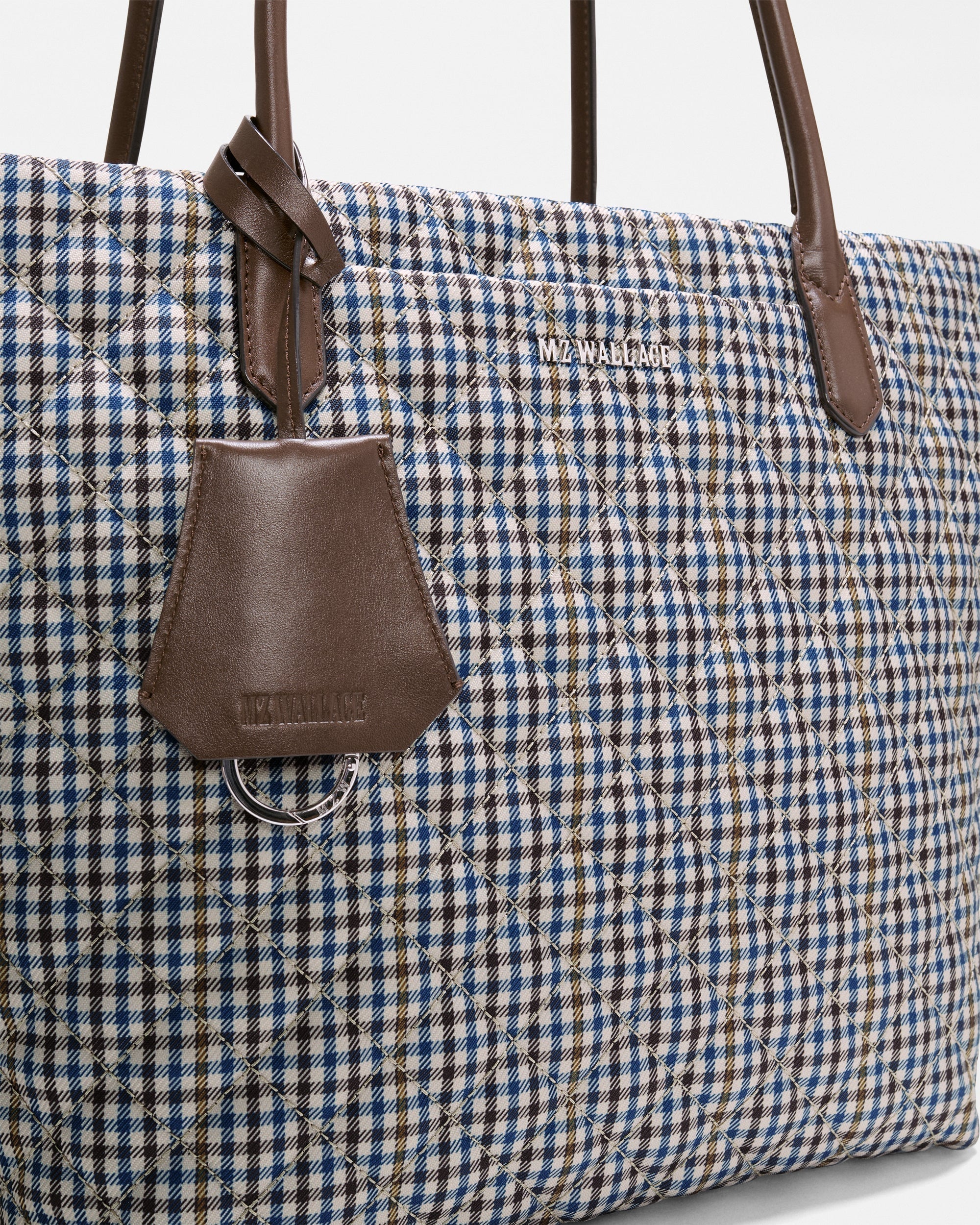 Medium Daily Tote Heritage Check Tote &amp; Satchel MZ Wallace 