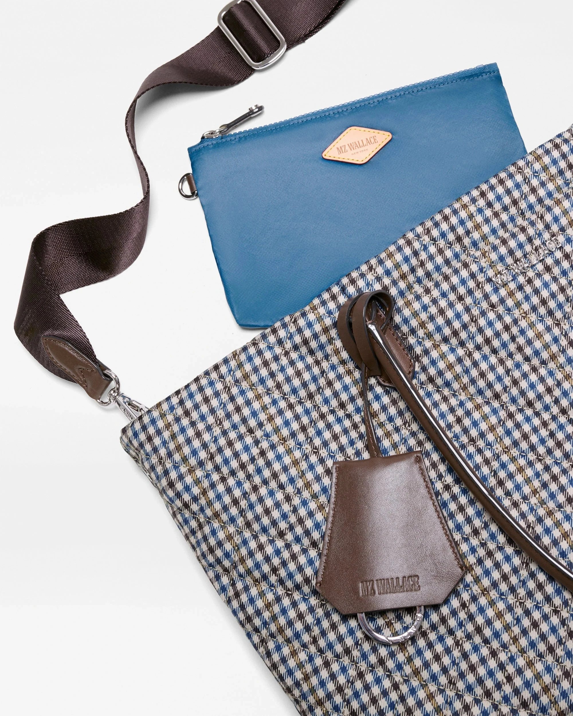 Medium Daily Tote Heritage Check Tote &amp; Satchel MZ Wallace 