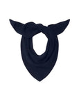 Cashmere Neckerchief Deep Navy Scarves White + Warren 
