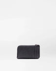 Leather Zip Card Case Black Wallets MZ Wallace 