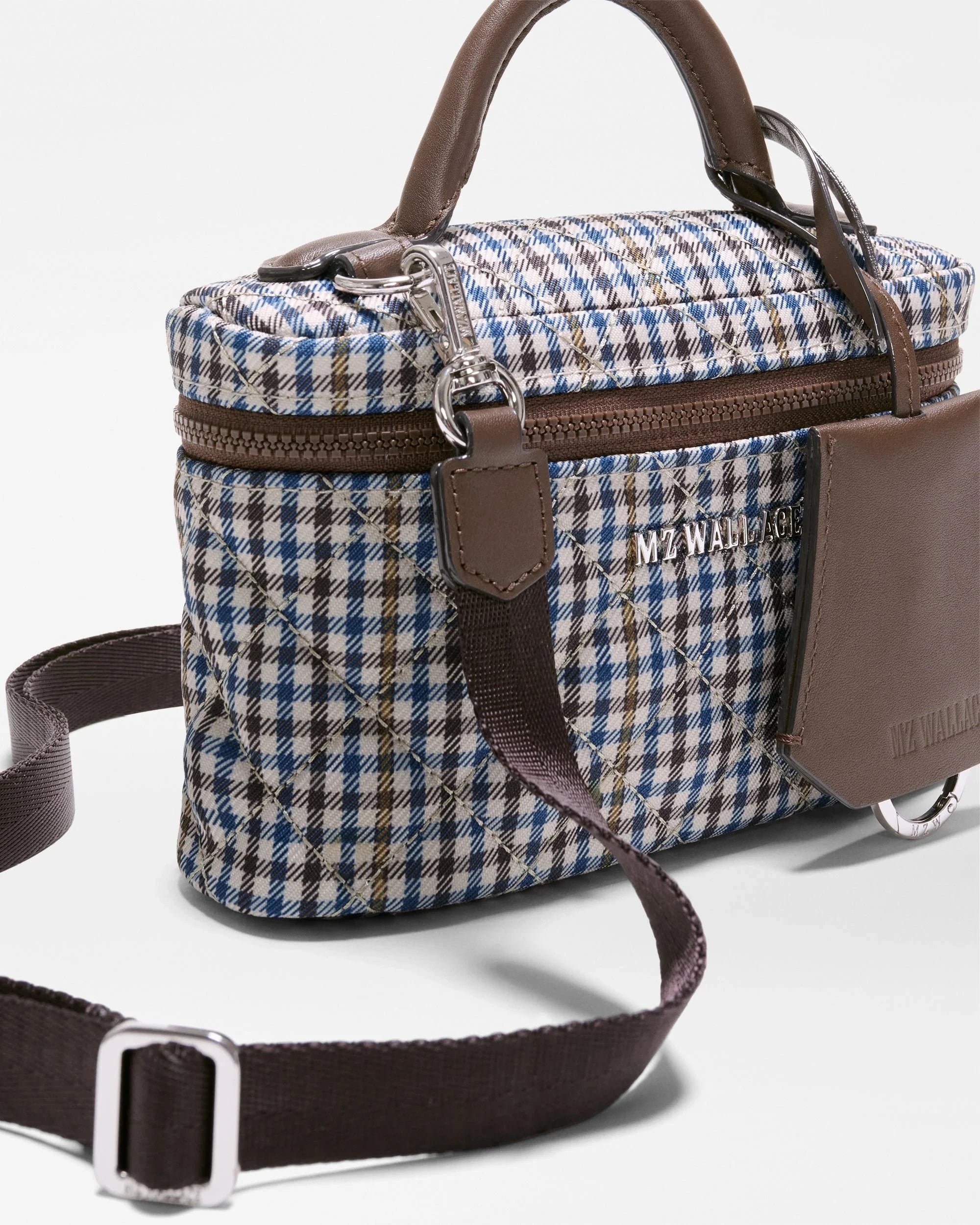 Metro Train Case Heritage Check Crossbody MZ Wallace 
