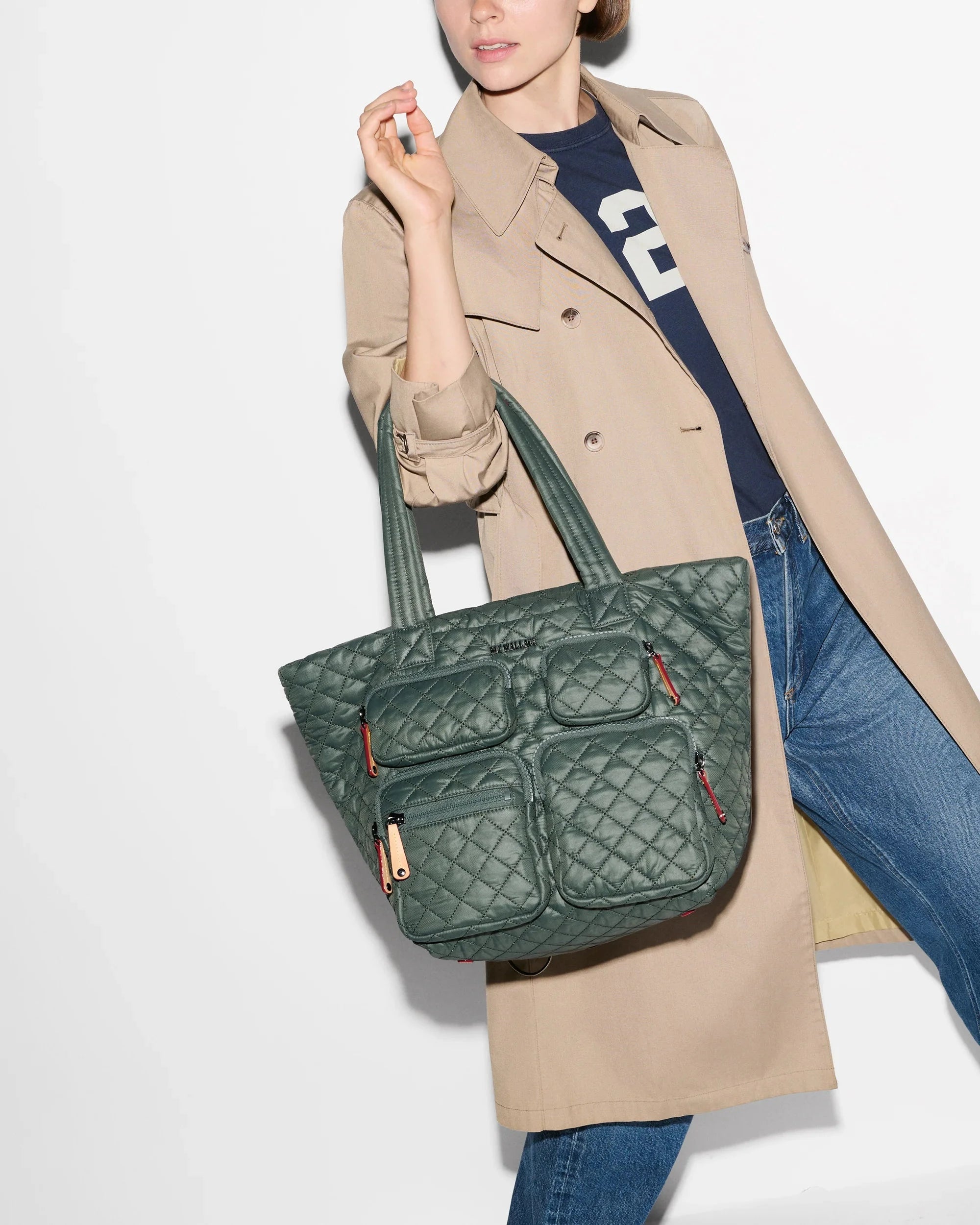 Medium Metro Travel Tote Juniper Tote & Satchel MZ Wallace 