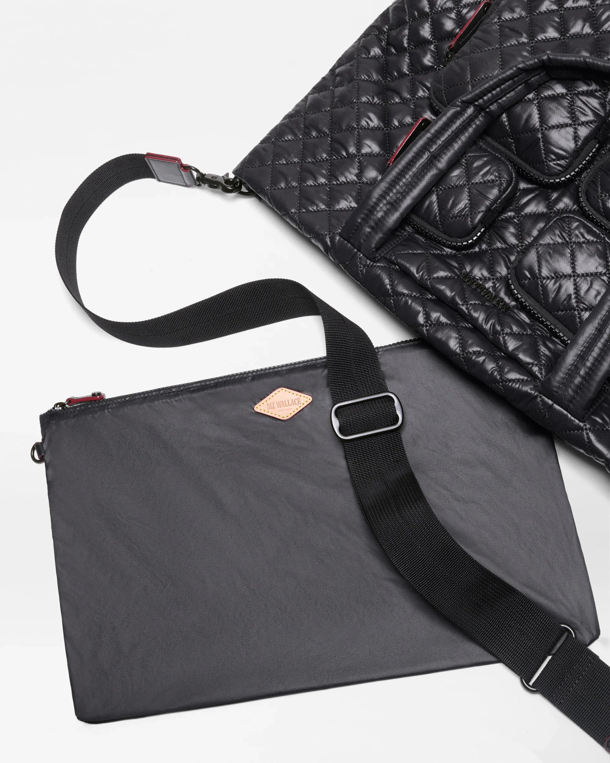 Medium Metro Travel Tote Black Tote & Satchel MZ Wallace 