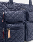 Medium Metro Travel Tote Navy Tote & Satchel MZ Wallace 