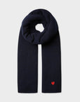 Cashmere Mini Heart Wrap Deep Navy Scarves White + Warren 