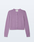 Cashmere Crew Soft Plum Sweater - Crewneck White + Warren 